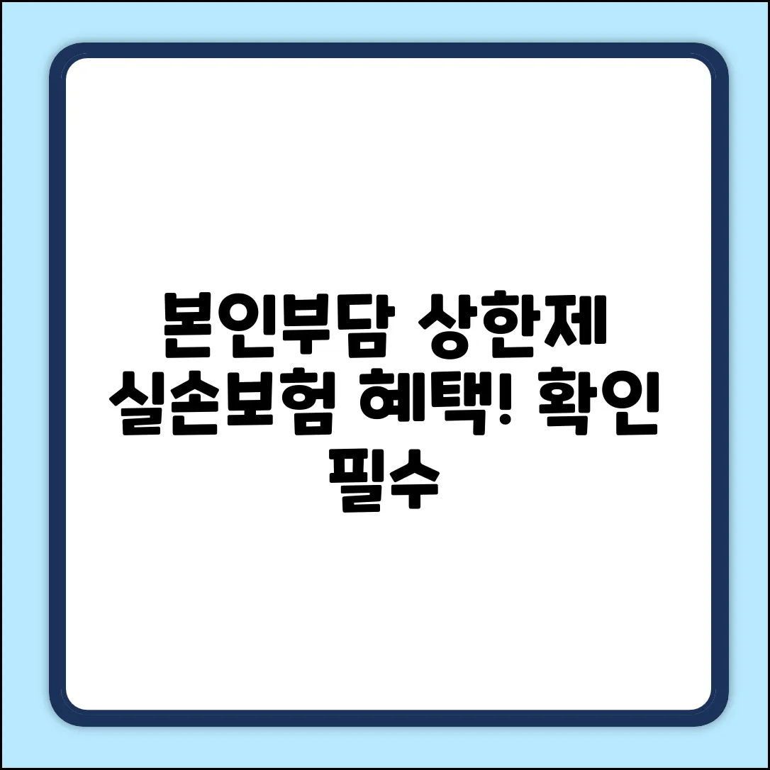 본인부담 상한제 실손보험, 놀라운 혜택 확인!
