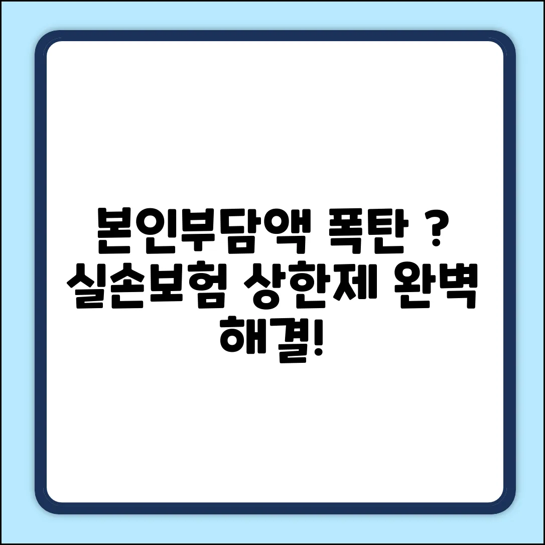 본인부담상한제 & 실손보험 완벽 가이드