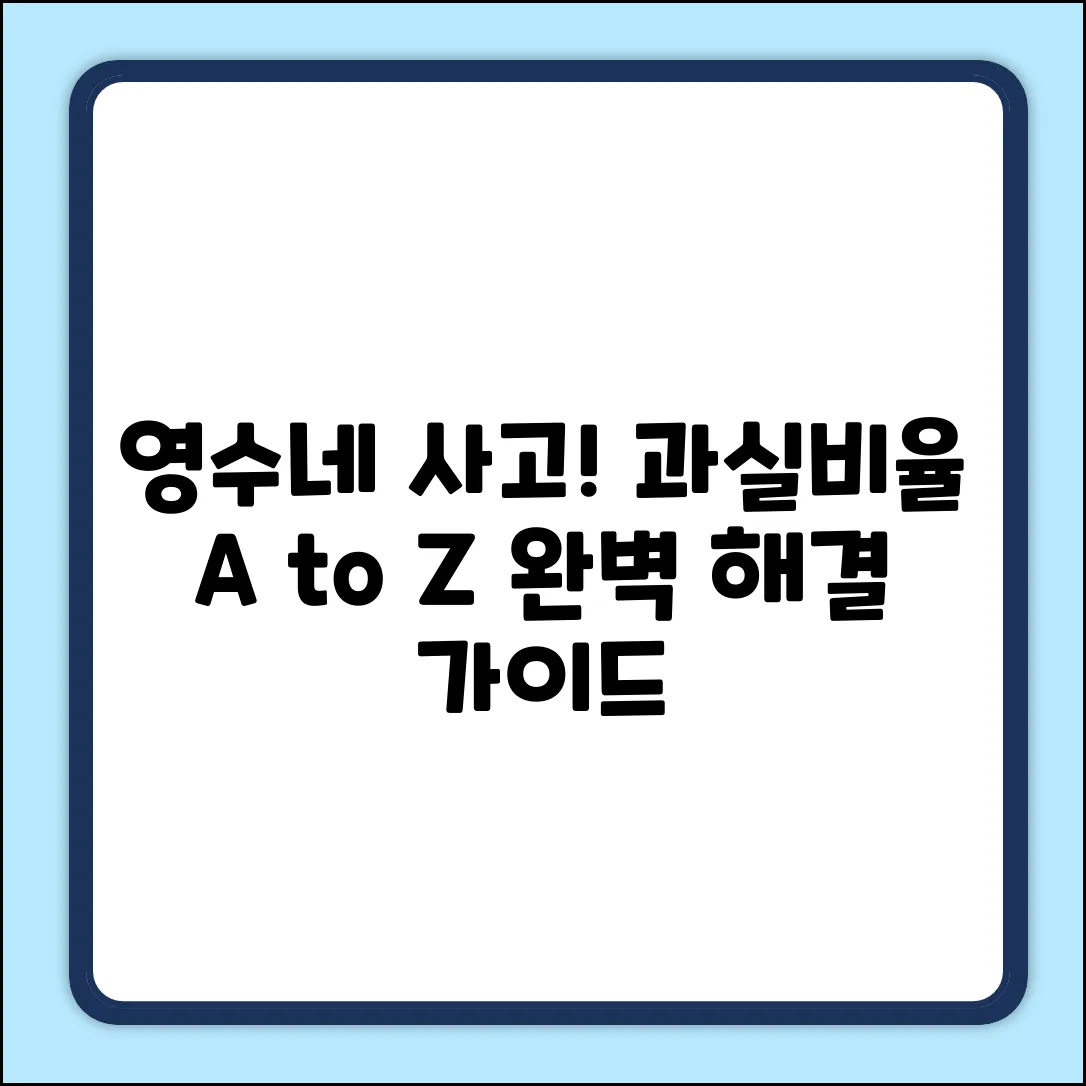 영수네 접촉사고, 상대방은? A to Z 완벽 가이드