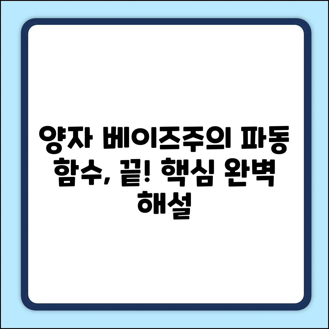 양자 베이즈주의, 파동 함수 의미 완벽 해설